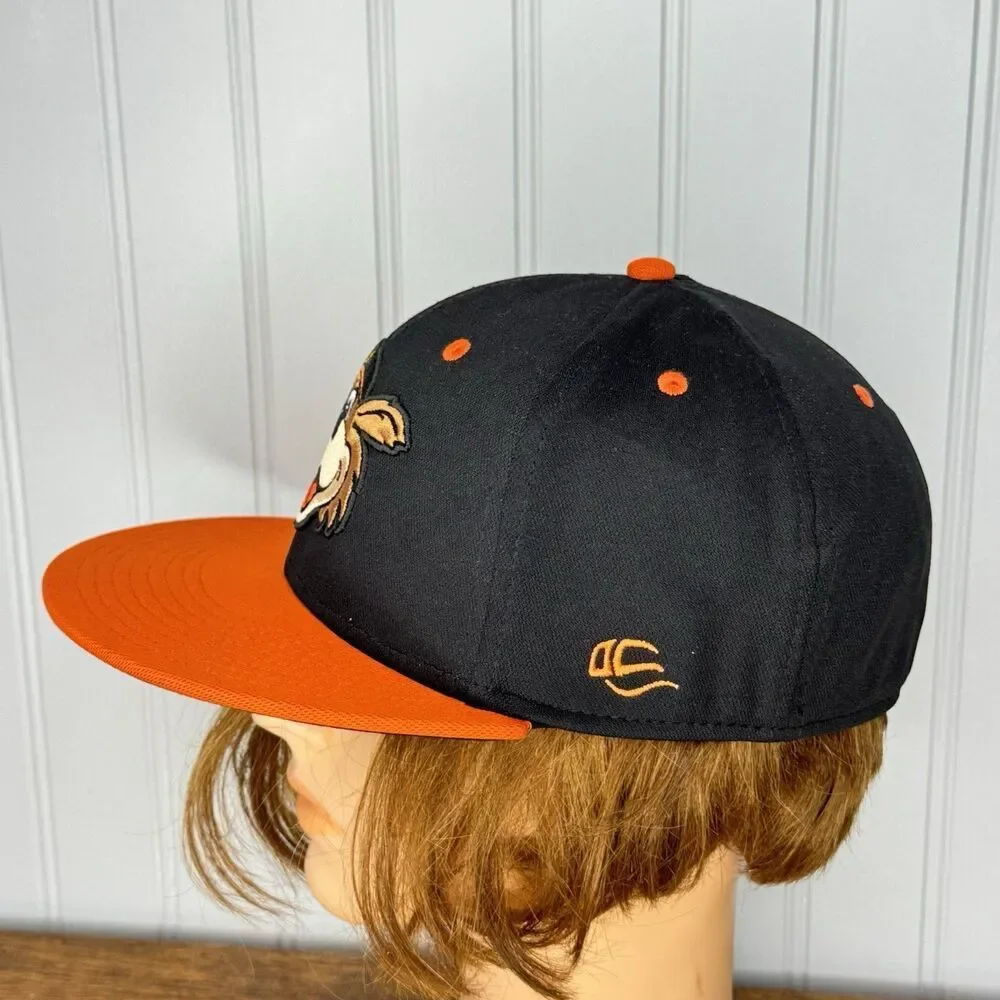 Frederick Keys Flex Fitted Hat M/L Minor League Baseball Cap Rare Player Issued